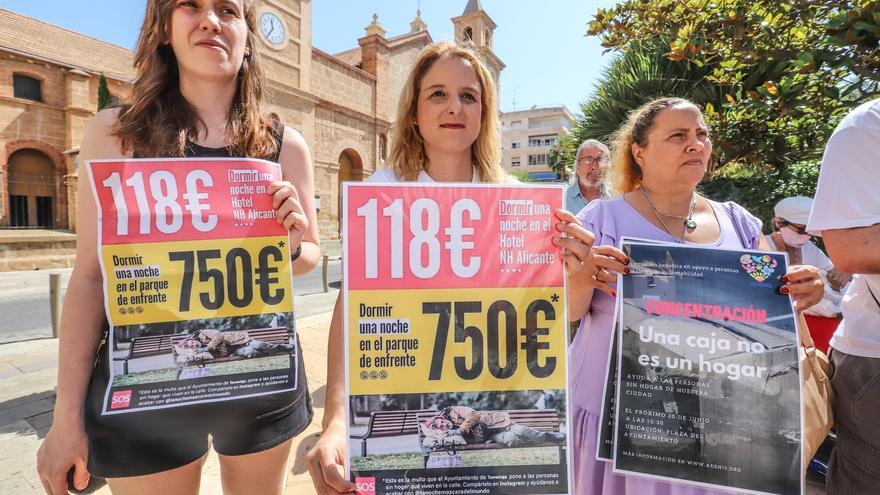 Protesta contra la ordenanza de convivencia en Torrevieja