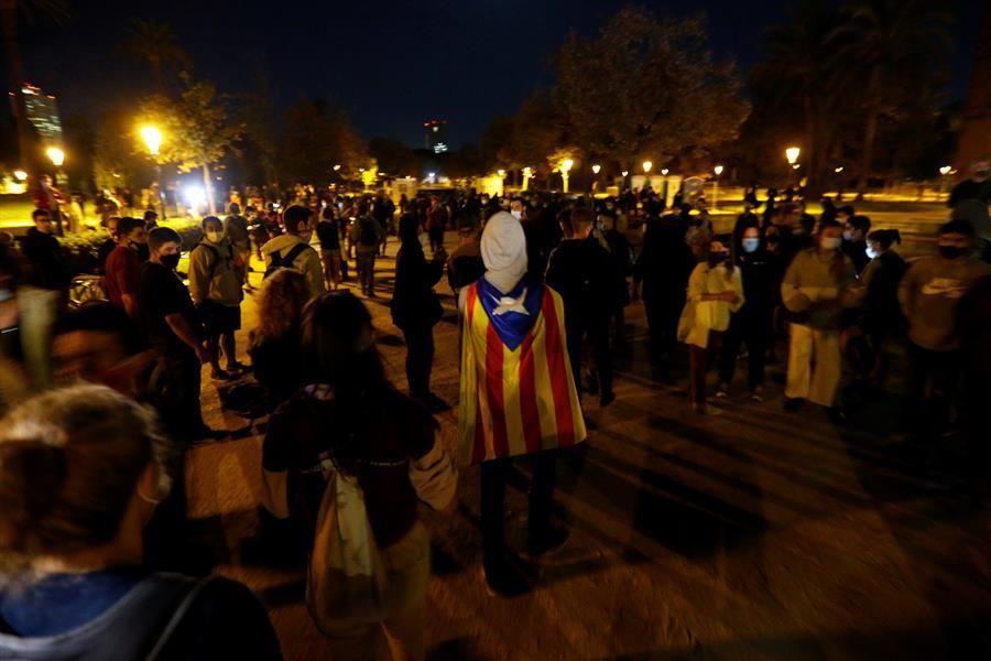 Protestas en Barcelona por la inhabilitación de Torra