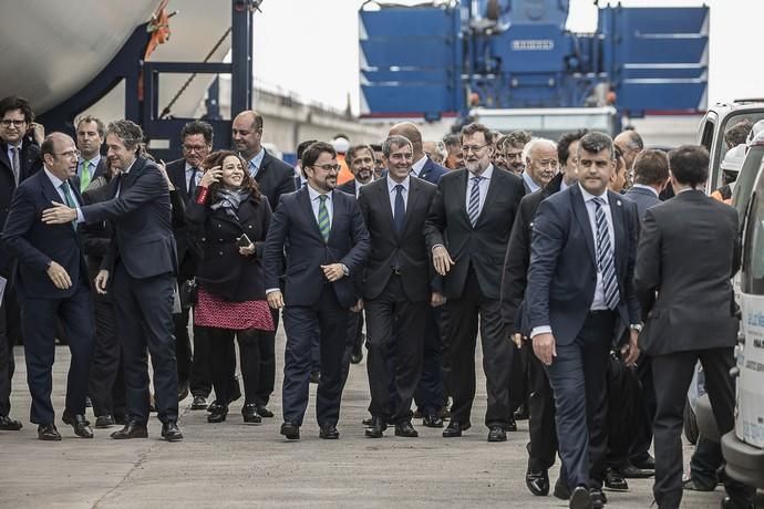 inauguración del puerto de granadilla por el ...