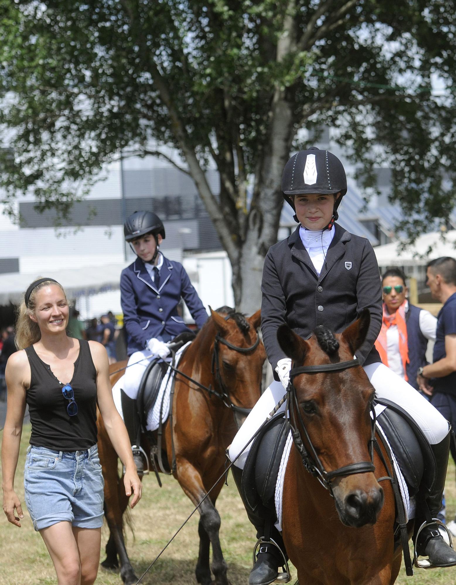 Exhibición de pura raza en la Feira do Cabalo de Lalín