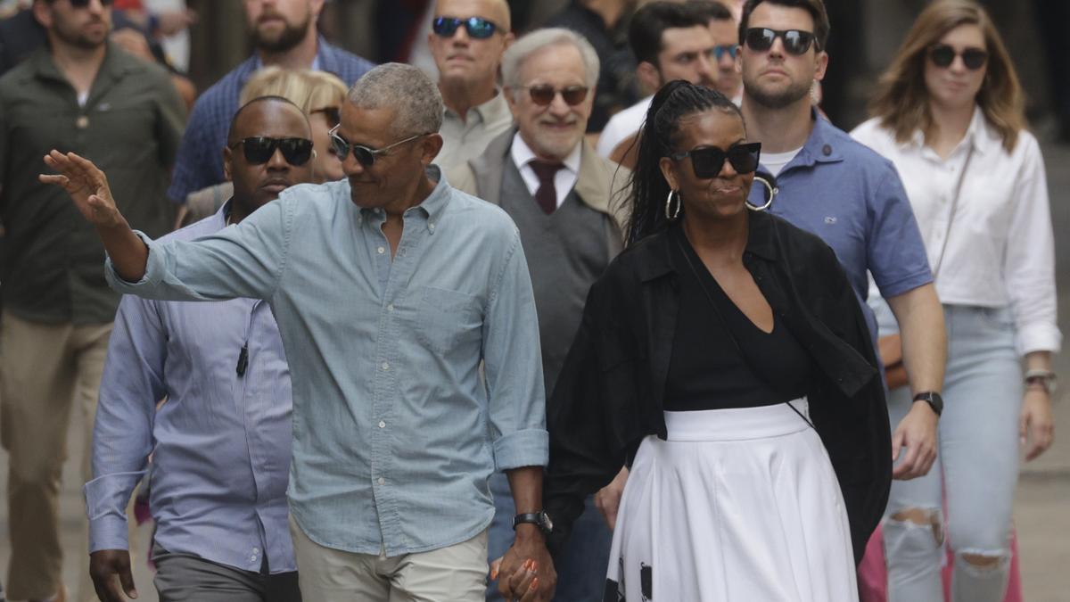 Obama y Spielberg, mañana de museos en Barcelona