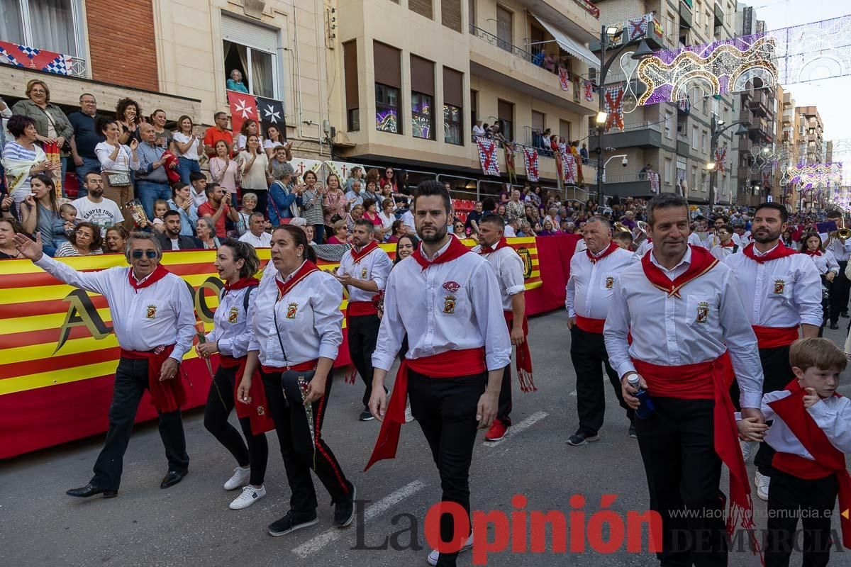 Gran desfile en Caravaca (bando Caballos del Vino)