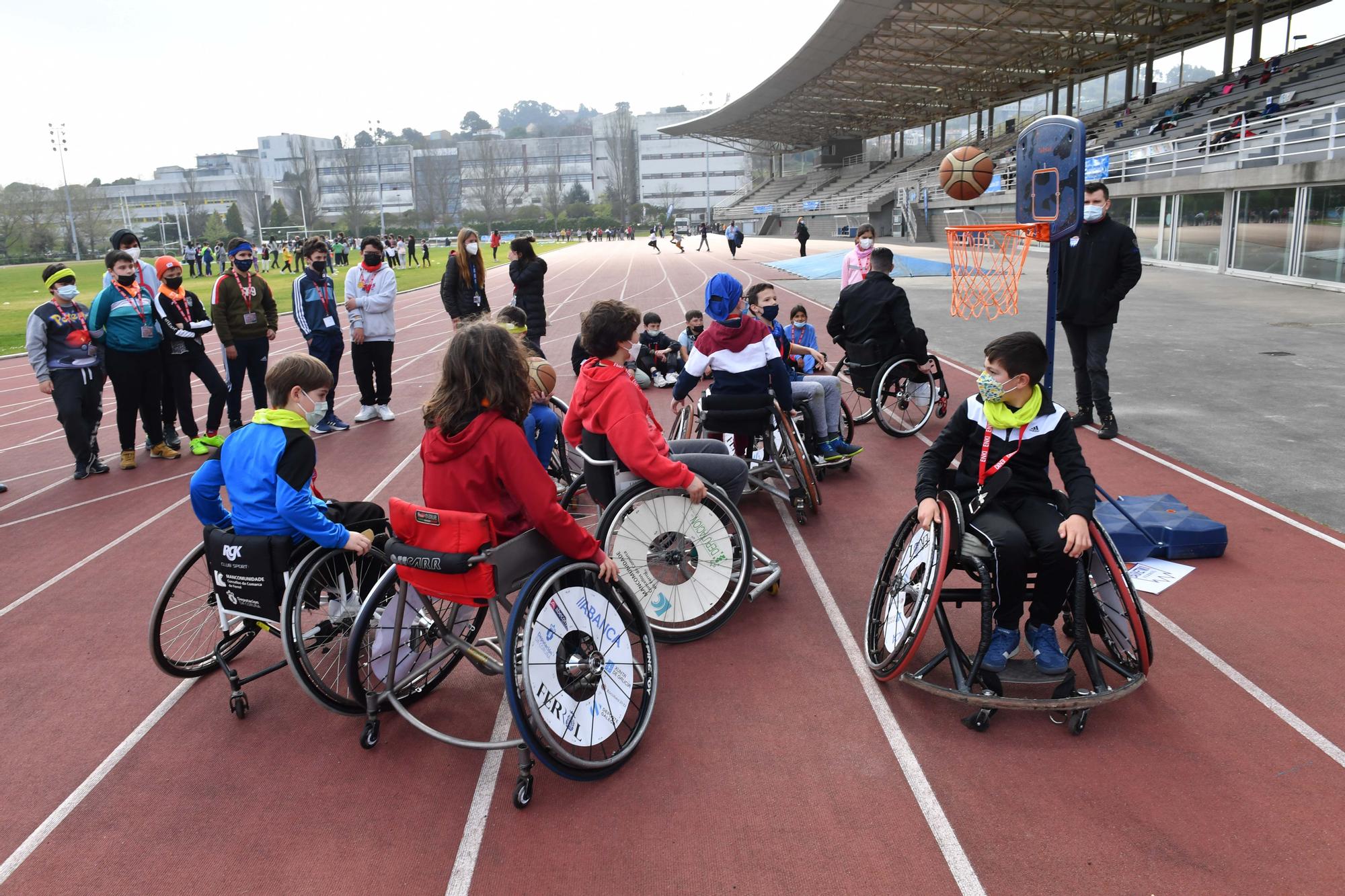 Deporte adaptado para escolares en Elviña