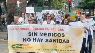 El seguimiento de la huelga nacional de médicos en las instituciones sanitarias del SCS ha sido del 22,68%