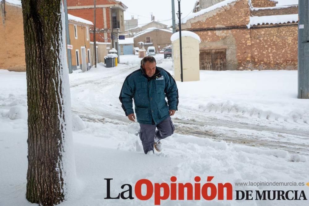 Nieve en El Sabinar (Moratalla)