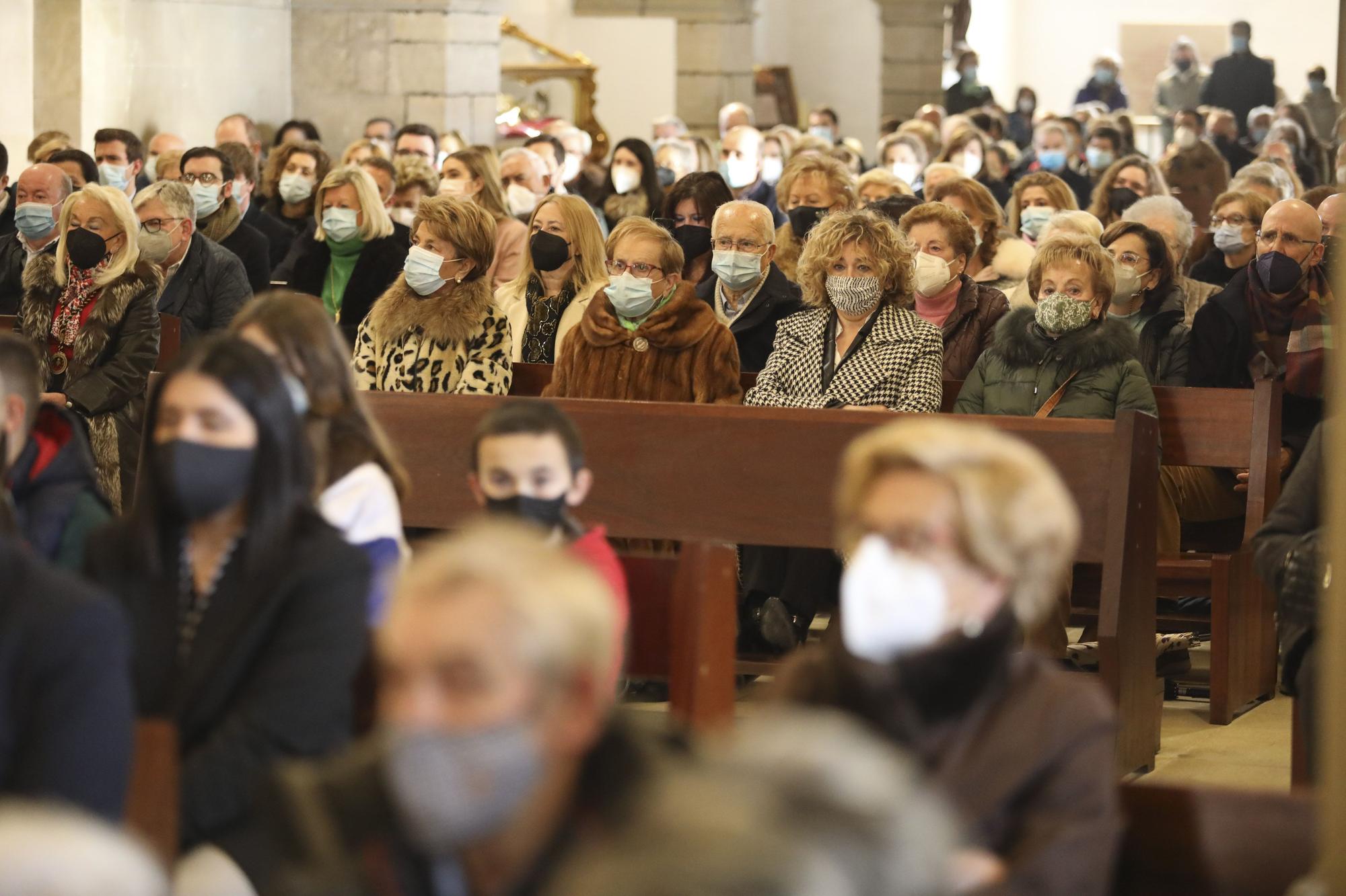 EN IMÁGENES: El pregón en San Nicolás de Bari abre la Semana Santa de Avilés