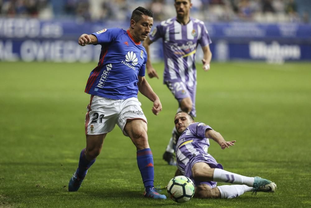 El partido entre el Real Oviedo y el Real Valladolid, en imágenes