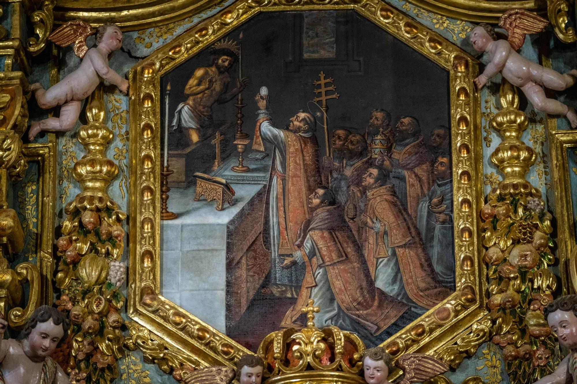 Restauración del retablo de la Virgen del Carmen, en la Iglesia de La Concepción de Santa Cruz