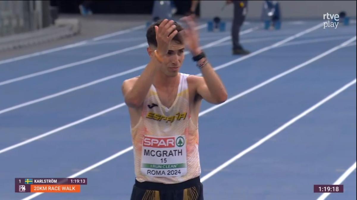 McGrath, oro en Roma