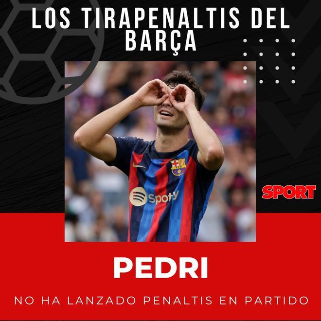 Pedri: No ha lanzado penaltis durante un partido