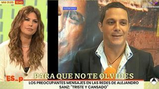 Raquel Perera, exmujer de Alejandro Sanz, habla sobre su estado de salud: "He intentado ayudarle"