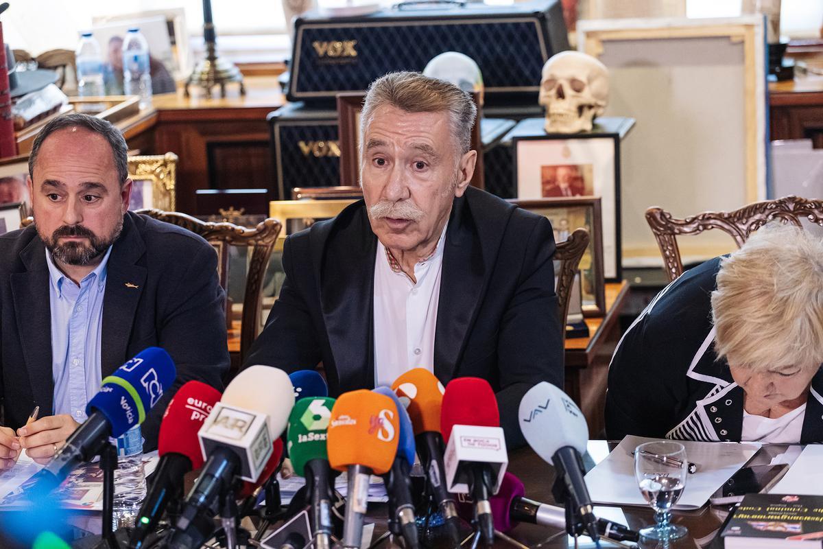 Rueda de prensa de Marcos García Montes y Carmen Balfagón, abogados de Daniel Sancho, en Madrid