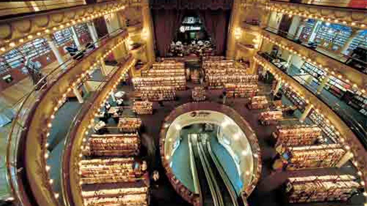 La librería del Ateneo es la insignia cultural de Buenos Aires.
