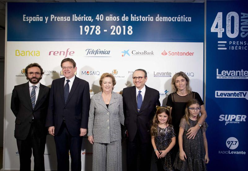 Photocall de la gala del 40 aniversario de Prensa Ibérica en Levante-EMV