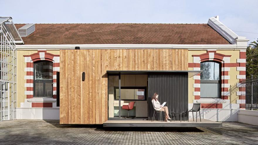 Una construcción modular de Room 2030 en La Curtidora. |