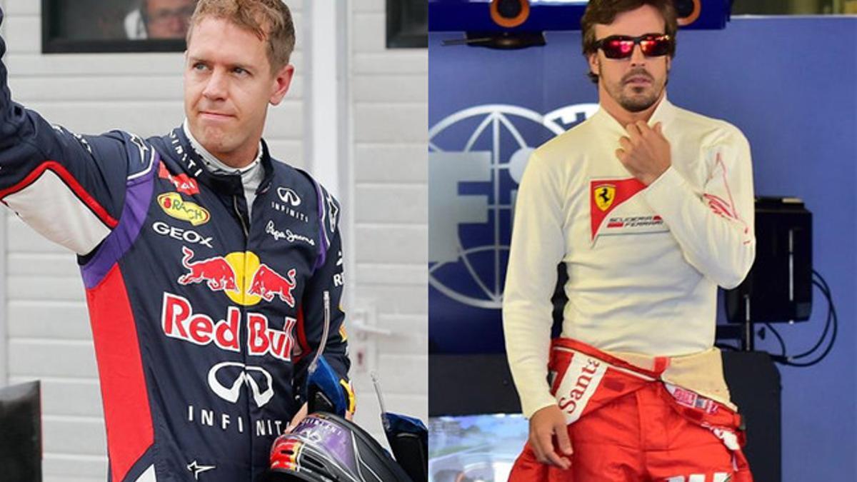 Vettel y Alonso podrían cambiar de equipo en 2015