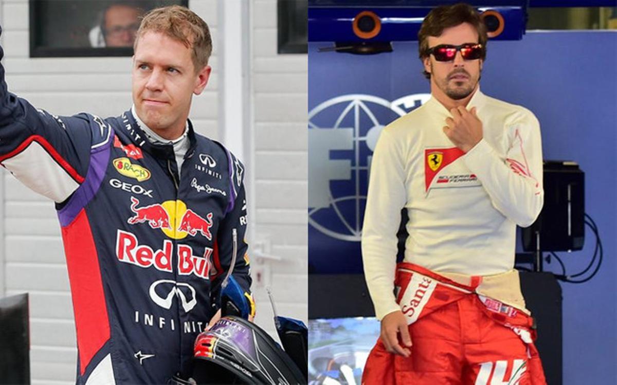 Vettel y Alonso podrían cambiar de equipo en 2015