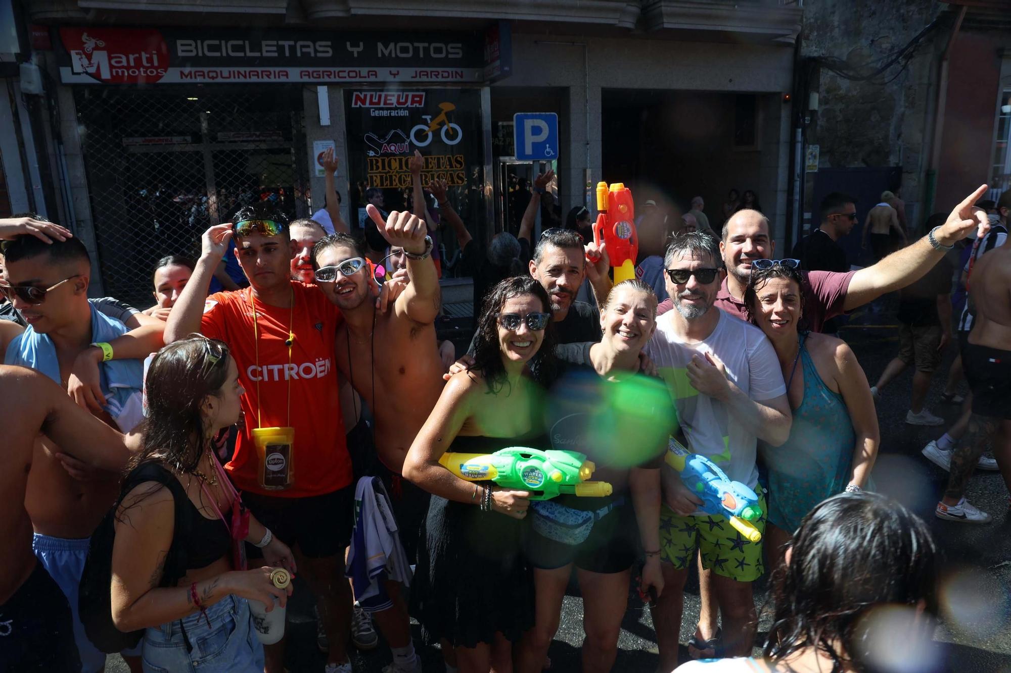 San Roque da rienda suelta a la felicidad en su Festa da Auga