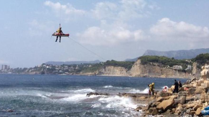 El rescate en Moraira