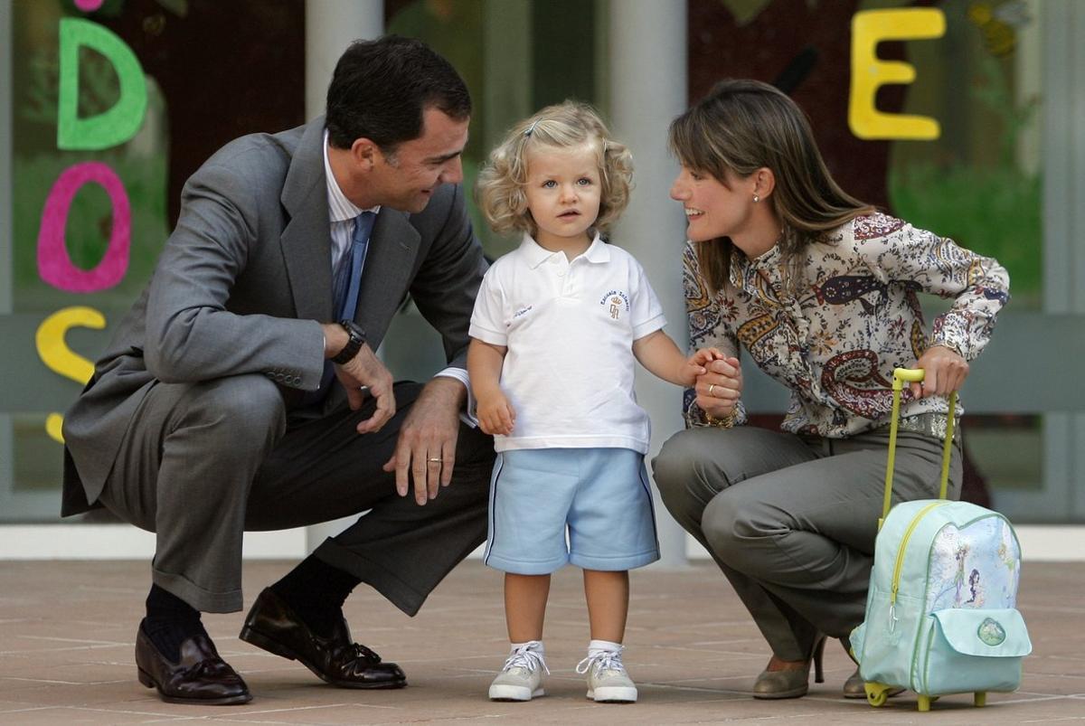 En septiembre del 2007, Leonor comenzó a ir a la guardería de El Pardo.