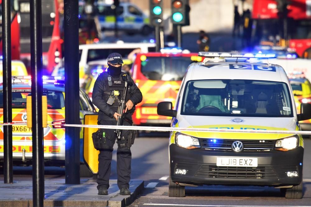 Atentado terrorista en el puente de Londres