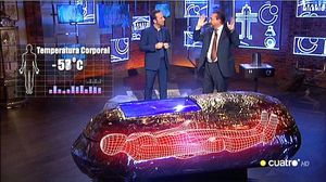 Iker Jiménez ens va presentar la càpsula criogenitzadora (Cuatro).