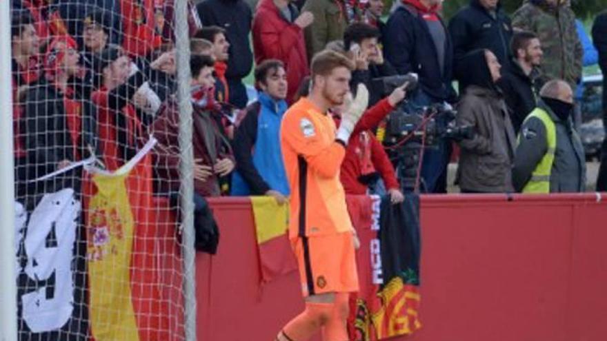 Jaume Valens en un instante del partido de ayer.