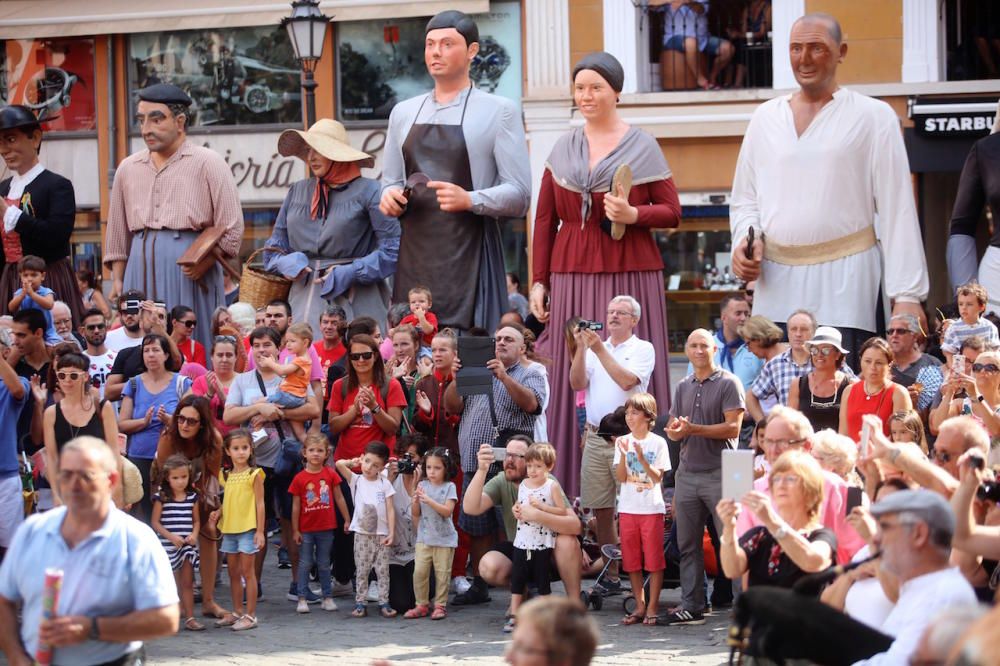 Encuentro de 'gegants' en Palma