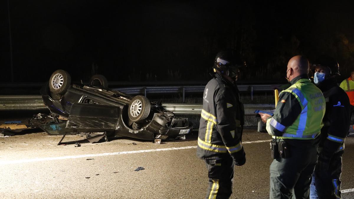 Fallecen dos mujeres en un grave accidente múltiple en Villaviciosa