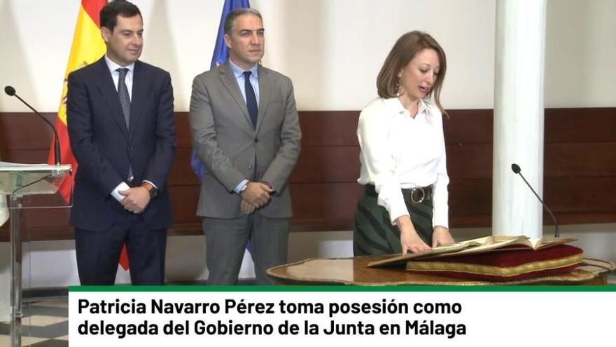 Toma de posesión de Patricia Navarro como delegada de la Junta en Málaga