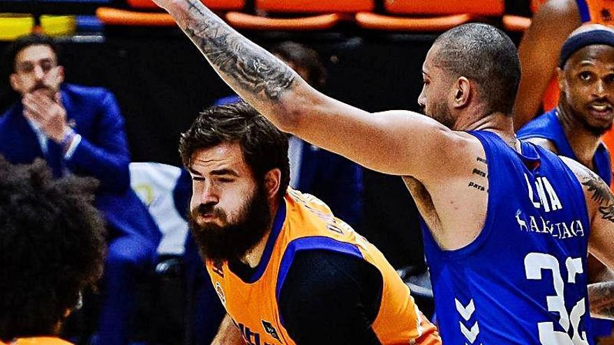 Bojan Dubljevic, en el partido ante el San Pablo Burgos