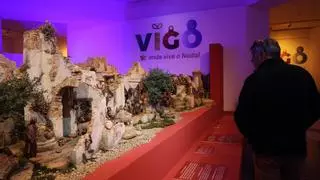 Vigo estrena su belén monumental en el primer domingo navideño