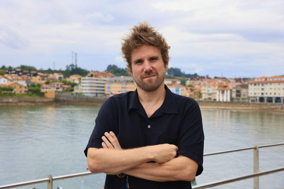Aitor Alfonso Zabaleta, en Luanco.