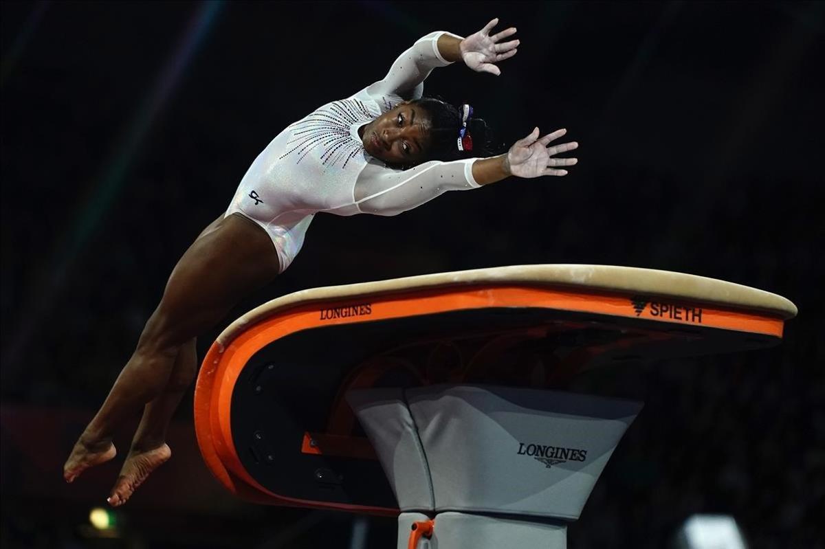 lmendiola50334324 usa s simone biles performs on the vault during the women s 191010191130