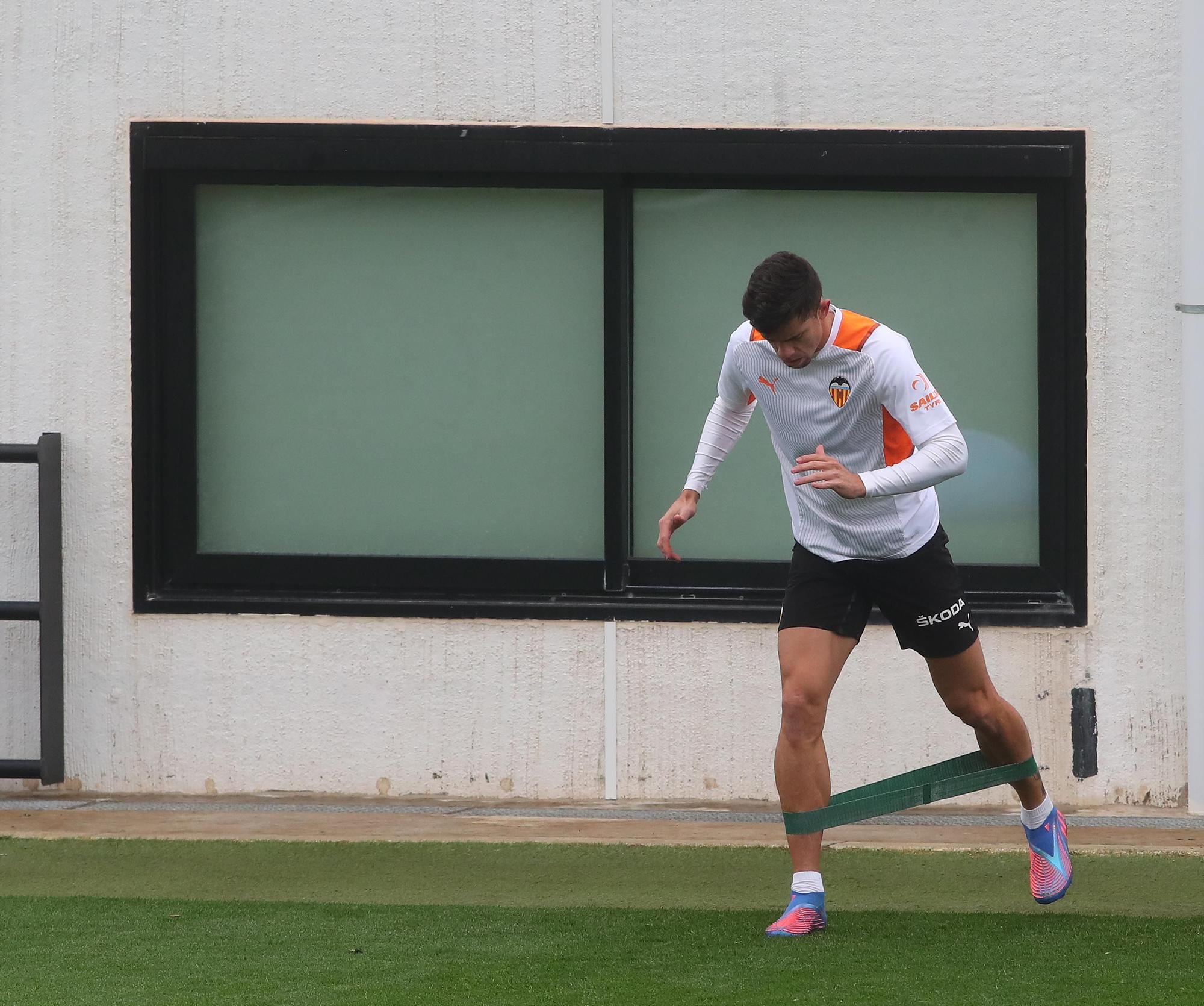 Así ha sido el entrenamiento de hoy del Valencia CF