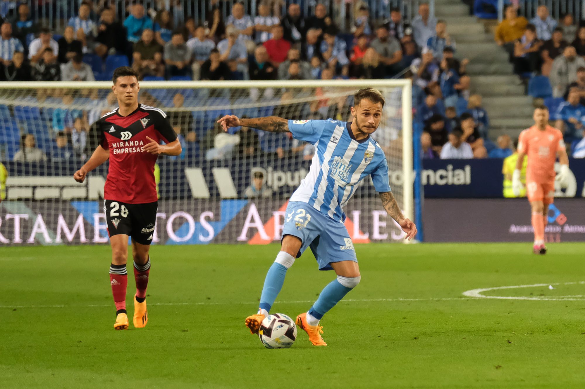 El Málaga CF - CD Mirandés, en imágenes