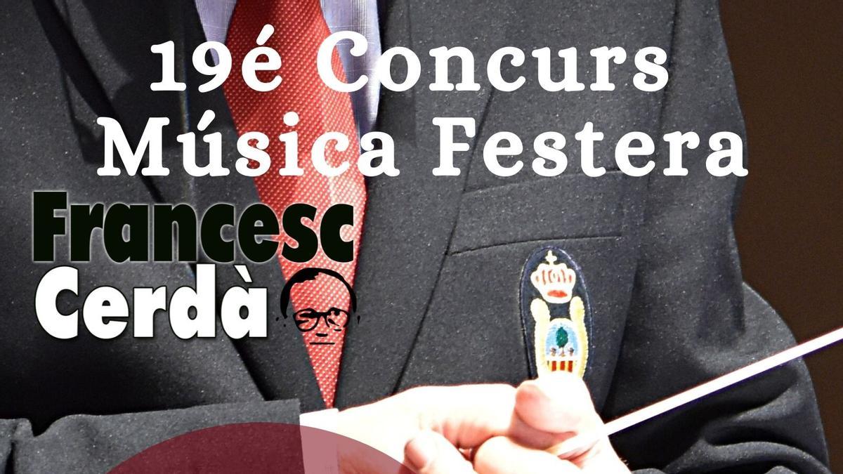 Cartel del concurso de música festera de l'Olleria.