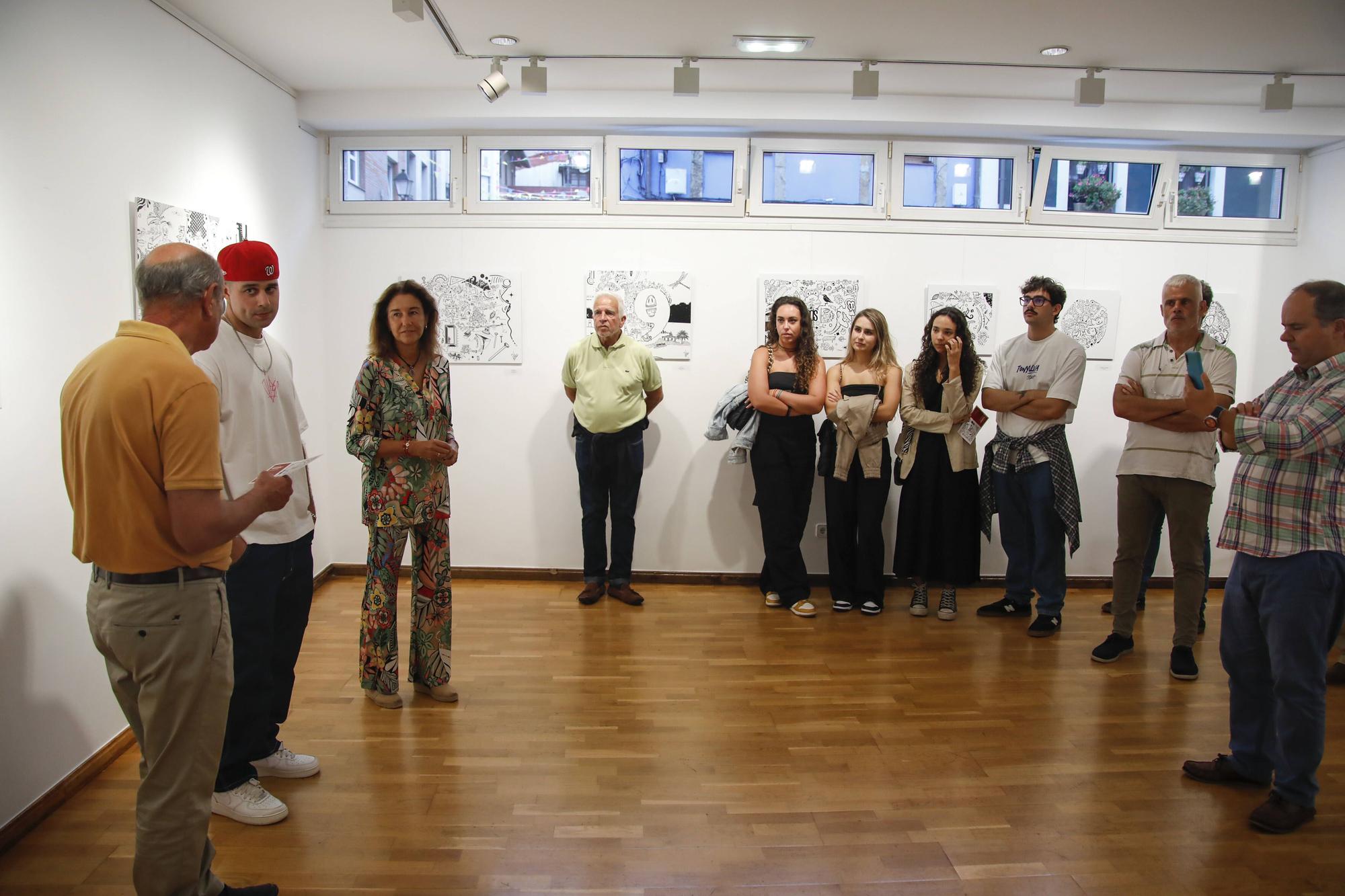 El artista asturiano Diego Argüelles inaugura exposición en la Fundación Alvargonzález (en imágenes)