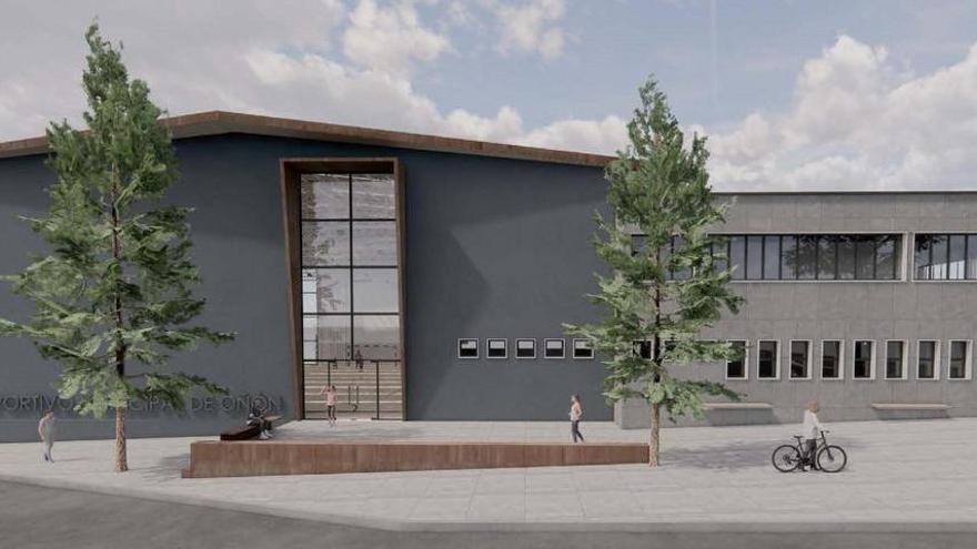 El nuevo polideportivo de Oñón, en la rampa de salida