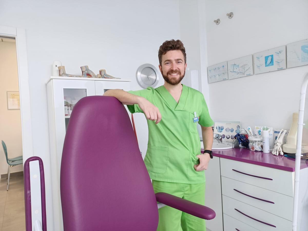 Eduardo Aranda, presidente del Colegio de Podólogos de Extremadura.