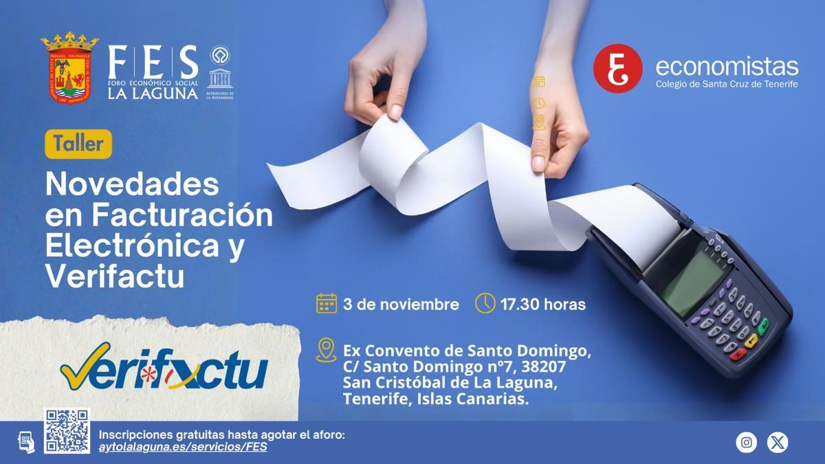 Cartel del taller formativo.