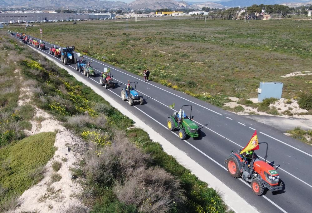 Tractorada en defensa del campo alicantino