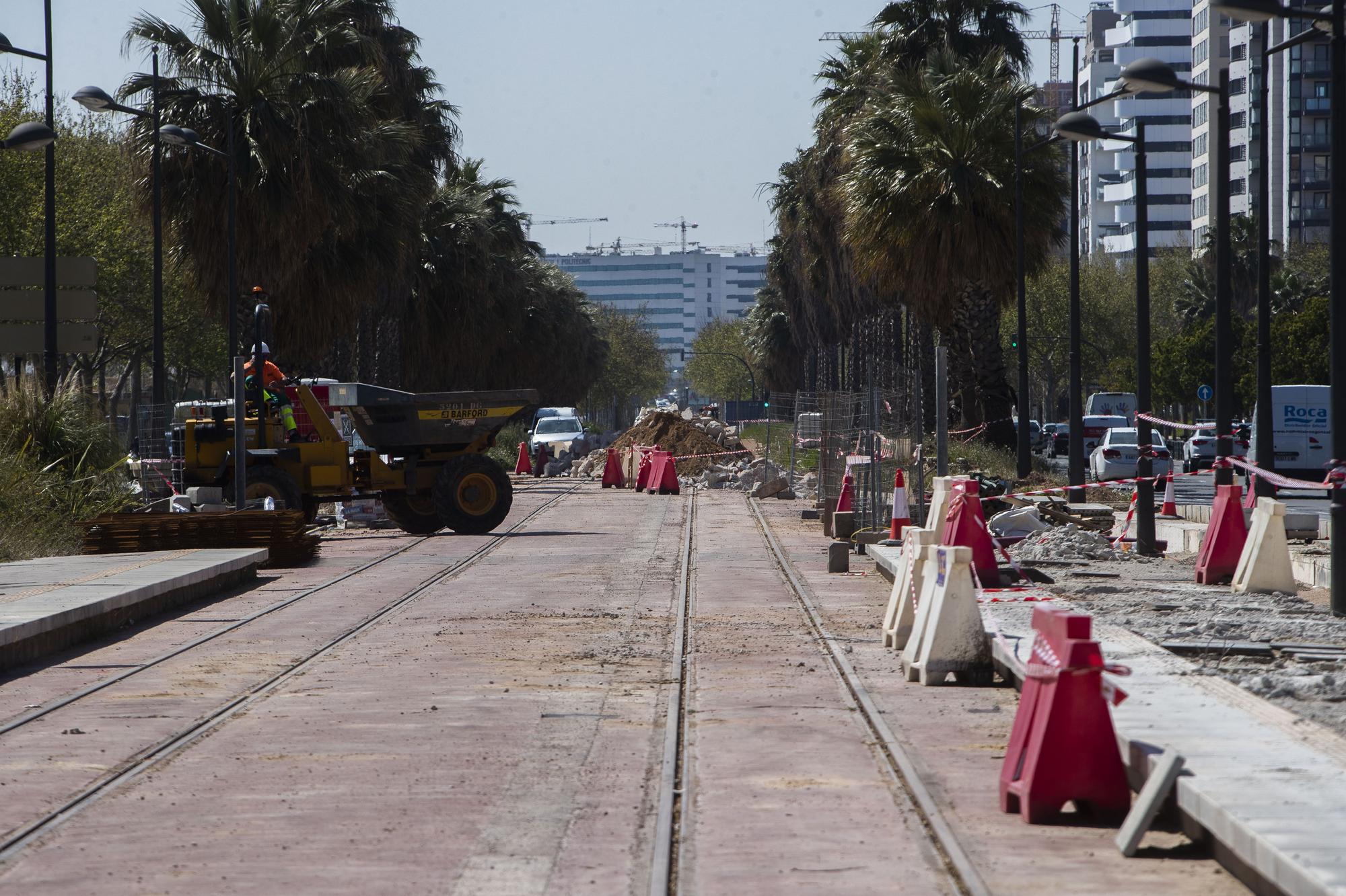 Así avanzan las obras de la Línea 10 de Metrovalencia