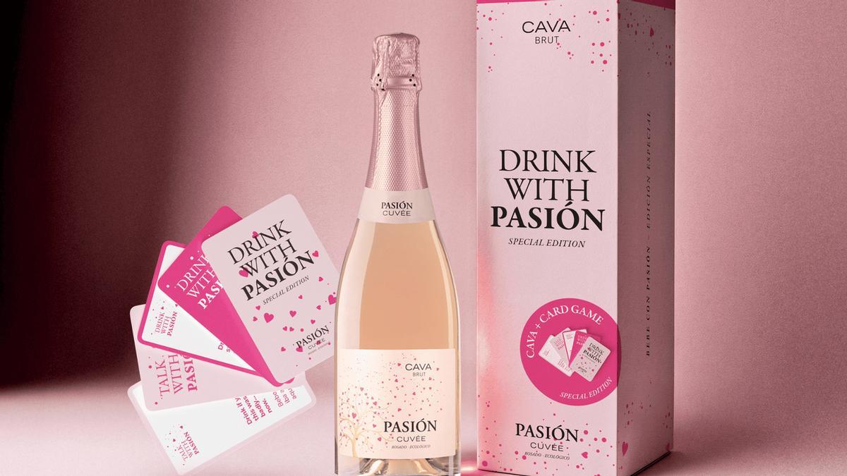 Pack San Valentín de Cava Pasión Cuvée.