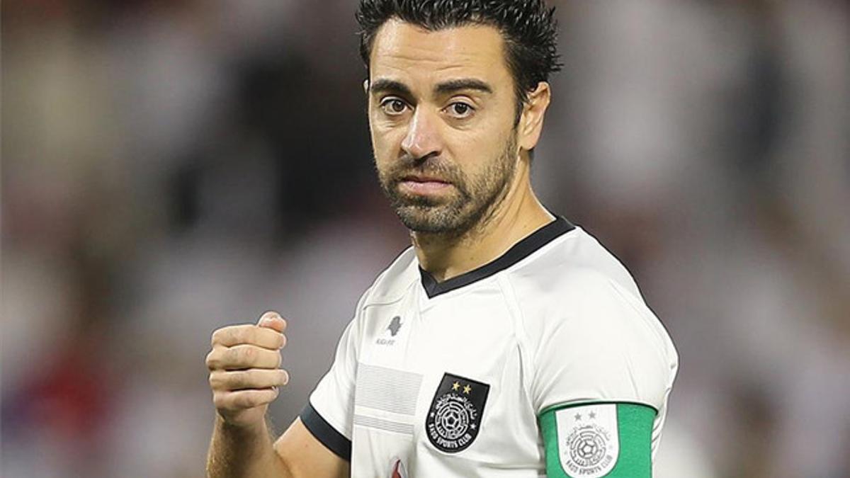 Xavi Hernández juega en Catar