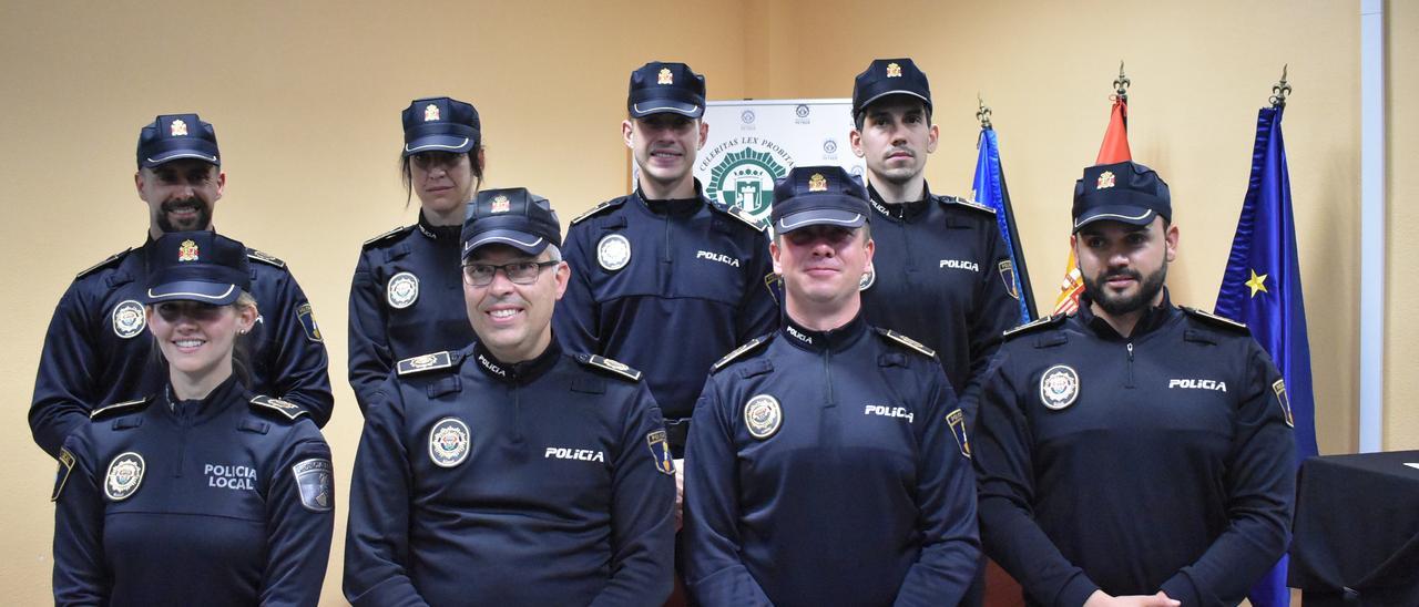 El acto de toma posesión los nuevos agentes de la Policia Local de Petrer.