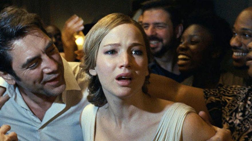 Javier Bardem y Jennifer Lawrence, protagonistas de &#039;Mother&#039;.