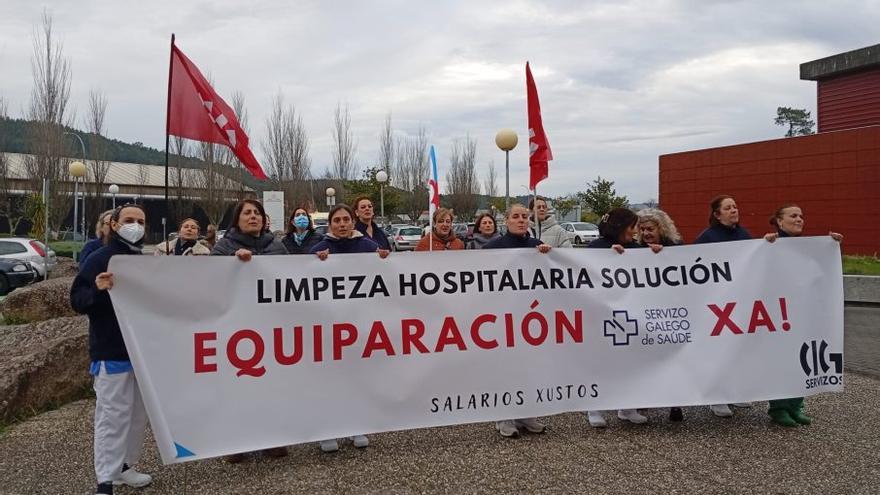 Las trabajadoras de limpieza del Hospital irán a la huelga después de Reyes