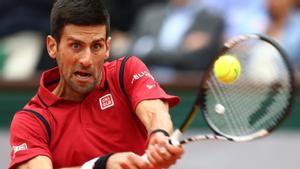 Djokovic, en la final de Roland Garros de 2016.