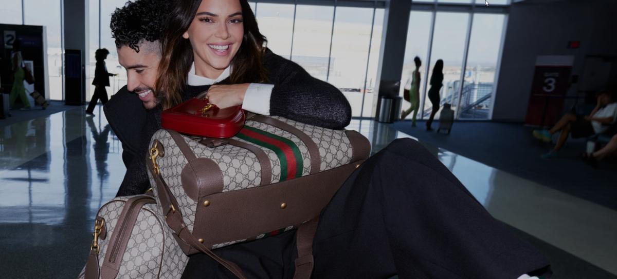 Bad Bunny y Kendall Jenner Campaña de Gucci